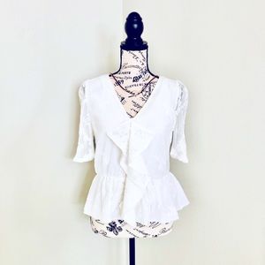 COPY - Lace Ruffle Blouse